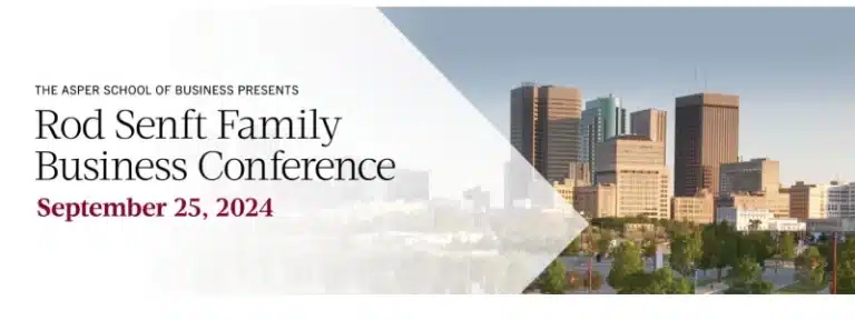 Rod Senft Family Business Conference event cover