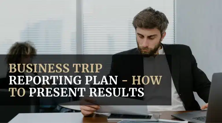 Business Trip Reporting Plan - How to Present Results featured