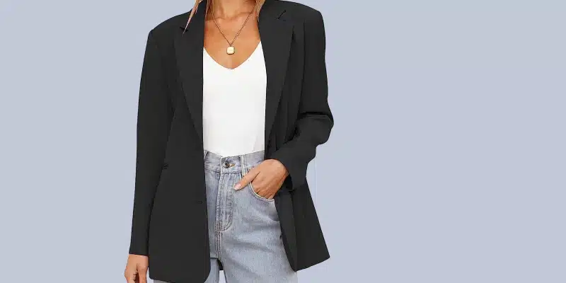 The Classic Blazer and T-Shirt Combo