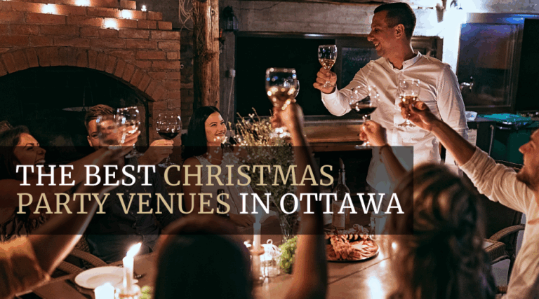 Festive Ottawa event space decorated for the holidays – Christmas party locations Ottawa